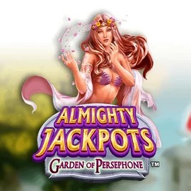 Almighty Jackpots: Garden of Persephone logo by Novomatic Mega Bingo