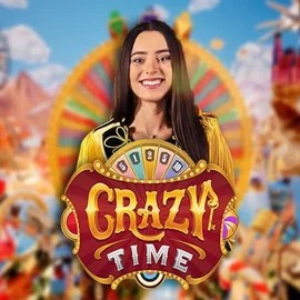 Crazy Time logo by Evolution at Mega BingoCrazy Time