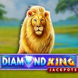 Diamond King Jackpots slot icon by SpinPlay Games, available at Mega Bingo
