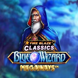 Fire Blaze Blue Wizard Megaways casino game by Rarestone Gaming – featured logo at Mega Bingo