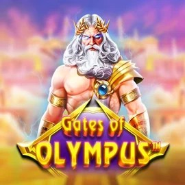 Gates of Olympus slot logo by Pragmatic Play at Mega BingoGates of Olympus
