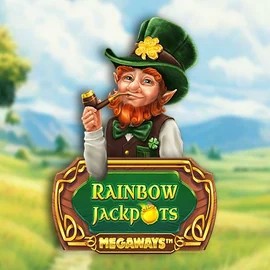 Rainbow Jackpots Megaways online game logo by Red Tiger Gaming on megabingo.eu