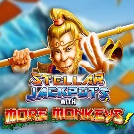 Try Stellar Jackpots with More Monkeys slot by Lightning Box Game on megabingo.eu – logo image