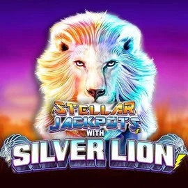 Play the Stellar Jackpots with Silver Lion slot by Lightning Box Game on Mega Bingo